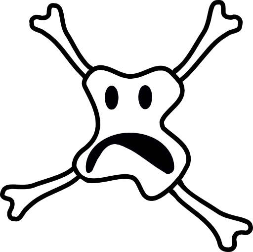 Scary Smiley Skull