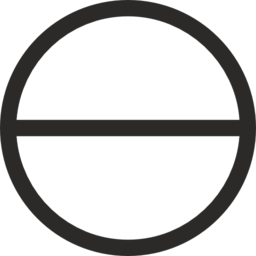 Circle With Horizontal Diameter