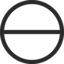 Circle With Horizontal Diameter