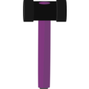 download Simple Hammer clipart image with 270 hue color