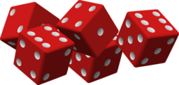 Five Red Dice