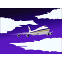 download Plane clipart image with 45 hue color