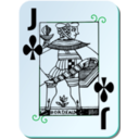 download Guyenne Deck Jack Of Clubs clipart image with 135 hue color
