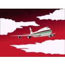 download Plane clipart image with 135 hue color