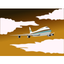 download Plane clipart image with 180 hue color