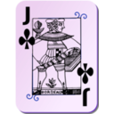 download Guyenne Deck Jack Of Clubs clipart image with 225 hue color