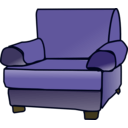 download Armchair clipart image with 45 hue color
