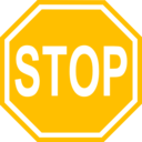 download Stop Sign clipart image with 45 hue color