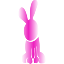 download Rabbit Icon clipart image with 315 hue color