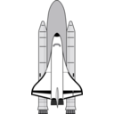 download Space Shuttle clipart image with 45 hue color