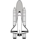download Space Shuttle clipart image with 135 hue color