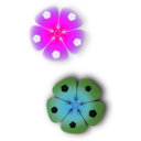 download Flowers clipart image with 270 hue color