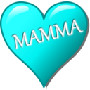 download Cuore Per La Festa Della Mamma clipart image with 180 hue color