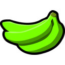 download Bananas Icon clipart image with 45 hue color