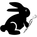 download Rabbit clipart image with 45 hue color