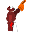 download Bad Mascot clipart image with 0 hue color