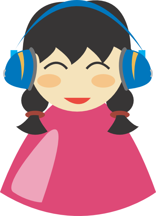 Cute Girl With Headphone