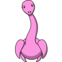 download Cartoon Plesiosaur clipart image with 90 hue color