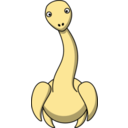 download Cartoon Plesiosaur clipart image with 180 hue color