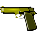 download Gun clipart image with 225 hue color