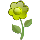 download Flower A2 clipart image with 90 hue color