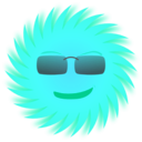download Mr Sun clipart image with 135 hue color
