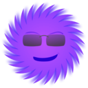 download Mr Sun clipart image with 225 hue color