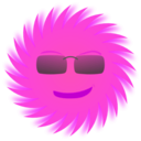 download Mr Sun clipart image with 270 hue color