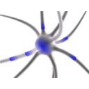 download Firing Neuron clipart image with 180 hue color
