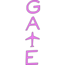 download Gate clipart image with 270 hue color