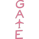 download Gate clipart image with 315 hue color