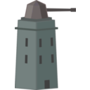 download Anti Air Tower Or Turret clipart image with 135 hue color