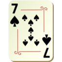 Ornamental Deck 7 Of Spades