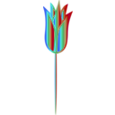 download Flower Icon clipart image with 180 hue color