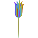 download Flower Icon clipart image with 225 hue color