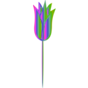 download Flower Icon clipart image with 270 hue color