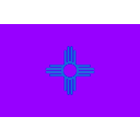 download Flag Of New Mexico Usa clipart image with 225 hue color
