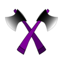 download Ax Axe Cleaver clipart image with 270 hue color