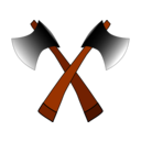 download Ax Axe Cleaver clipart image with 0 hue color