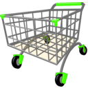 download Shopping Cart clipart image with 225 hue color