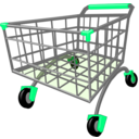 download Shopping Cart clipart image with 270 hue color