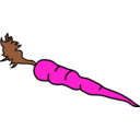 download Carrot clipart image with 270 hue color