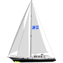 download Segelyacht clipart image with 225 hue color