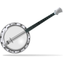 download Banjo clipart image with 180 hue color