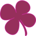 download 4 Leaf Clover clipart image with 225 hue color