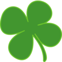 download 4 Leaf Clover clipart image with 0 hue color