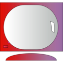 download Computer Screen Icon clipart image with 315 hue color