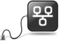 Community Glossy Button With Lan Wiring