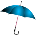 download Umbrella clipart image with 315 hue color