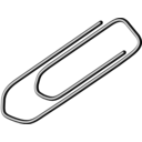 download Paper Clip clipart image with 270 hue color